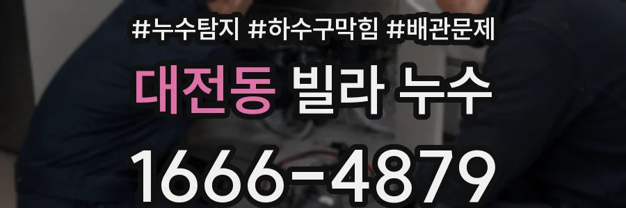 대전동 빌라 누수