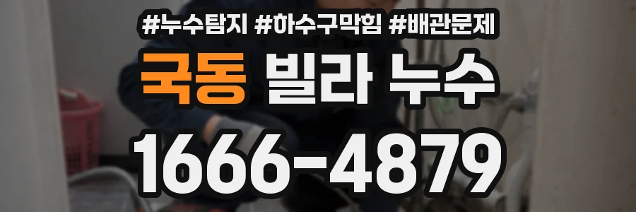 국동 빌라 누수