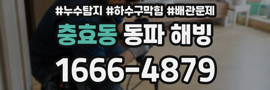 충효동 동파 해빙