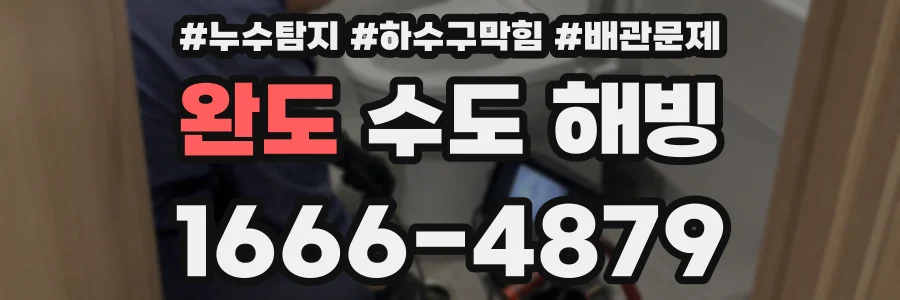 완도 수도 해빙