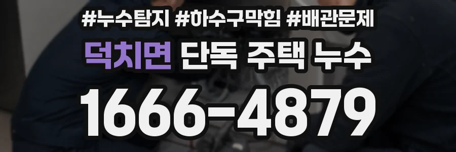 덕치면 단독 주택 누수