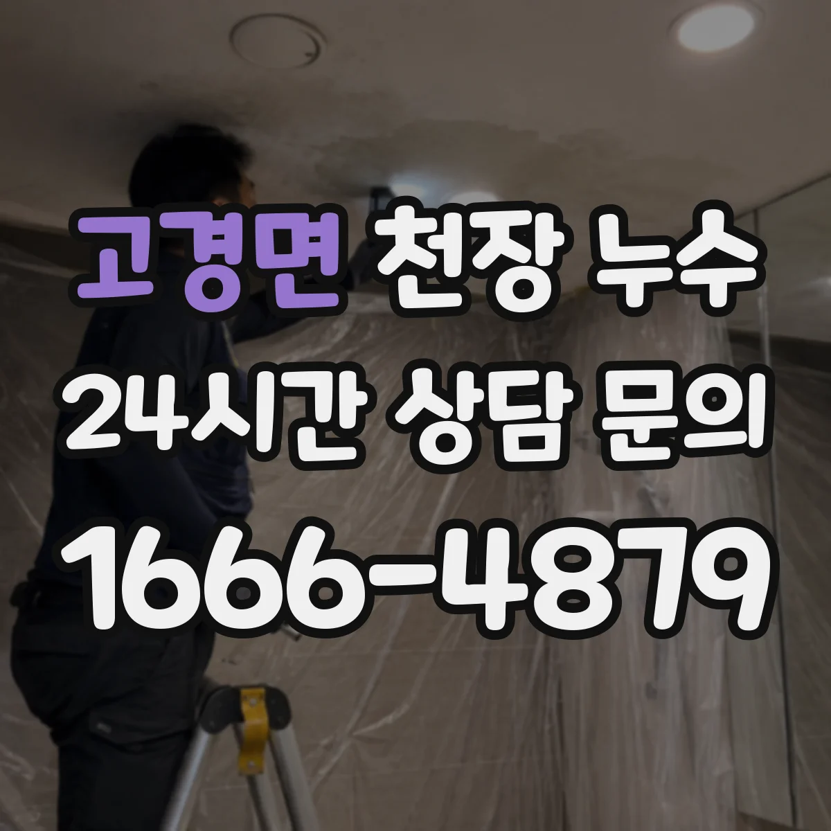 고경면 천장 누수