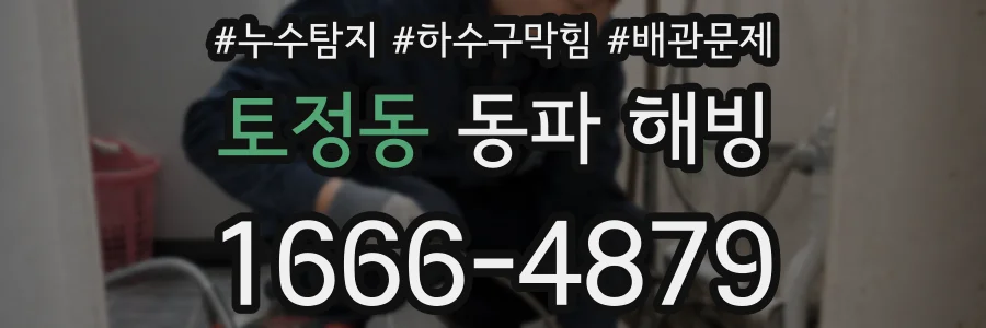 토정동 동파 해빙