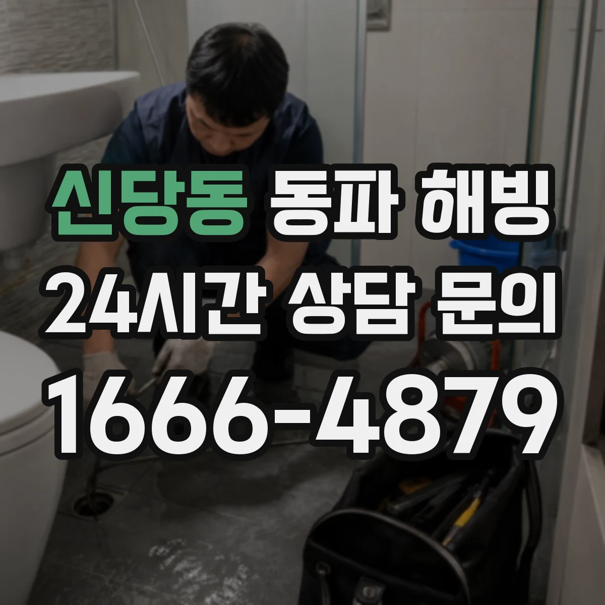 신당동 동파 해빙