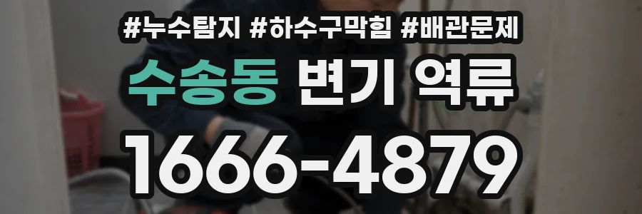 수송동 변기 역류