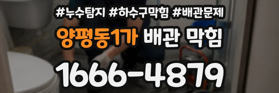 양평동1가 배관 막힘