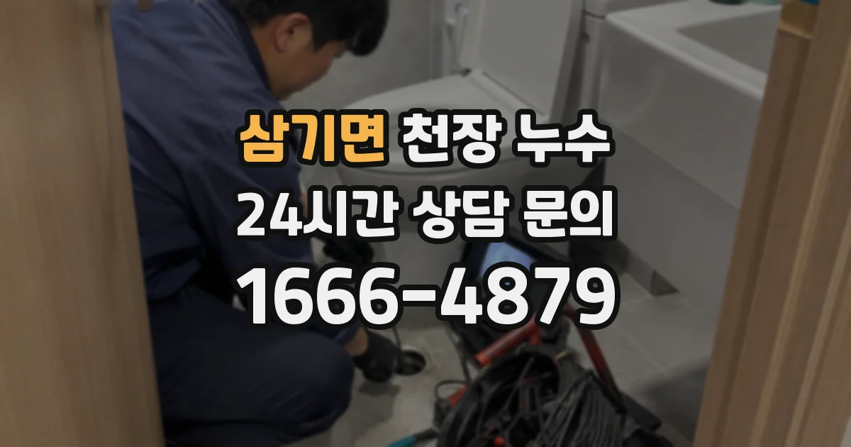 삼기면 천장 누수