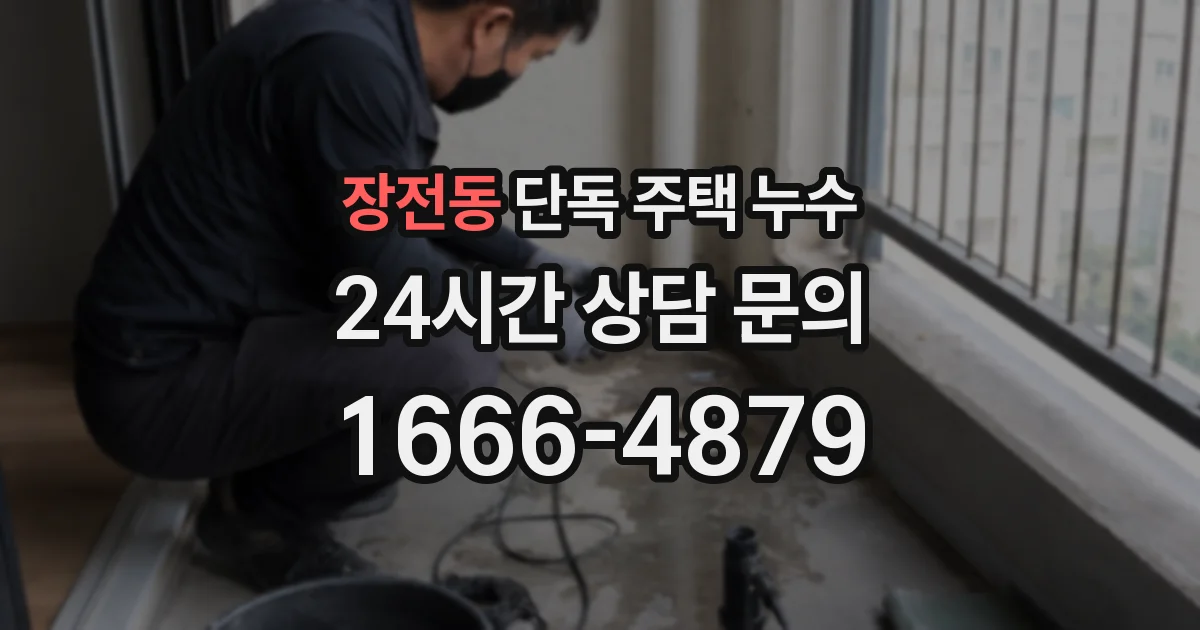 장전동 단독 주택 누수