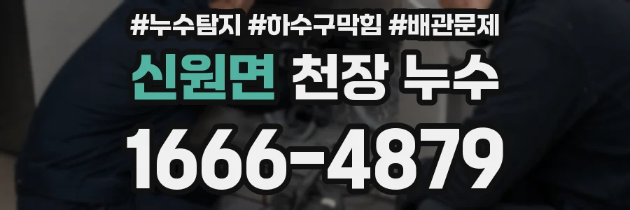 신원면 천장 누수