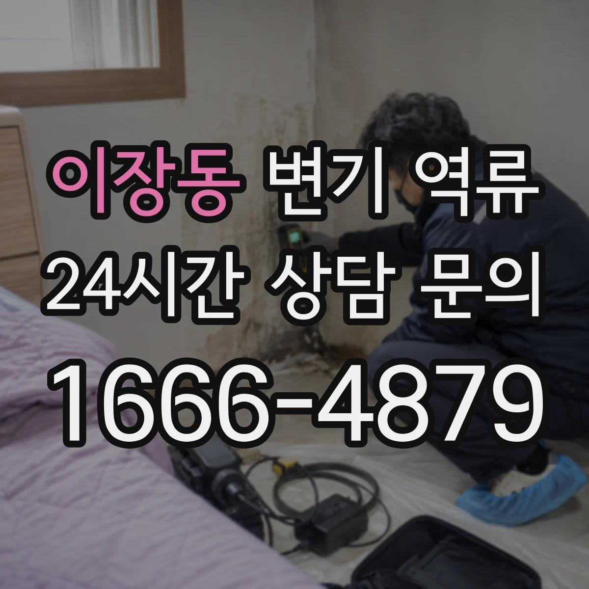 이장동 변기 역류