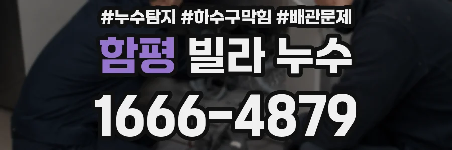 함평 빌라 누수