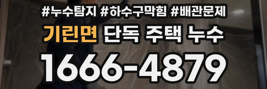 기린면 단독 주택 누수