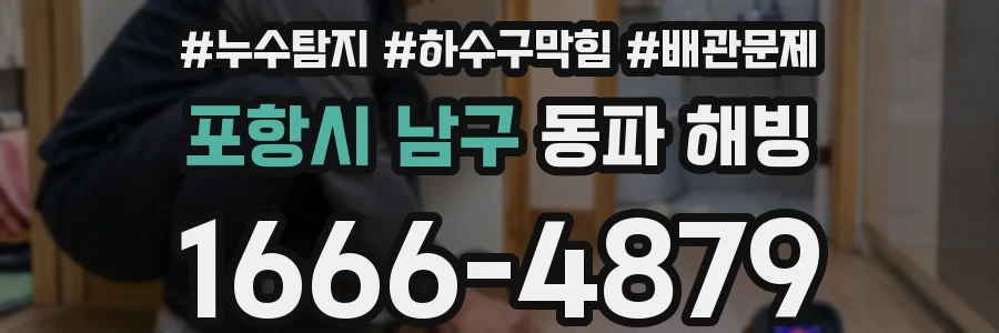 포항시 남구 동파 해빙