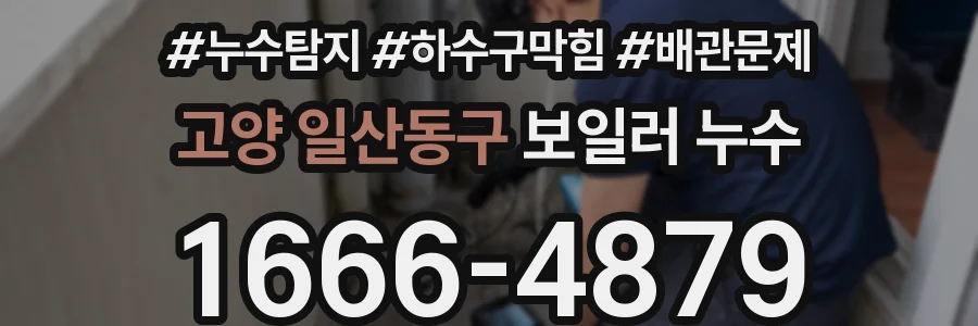 고양 일산동구 보일러 누수