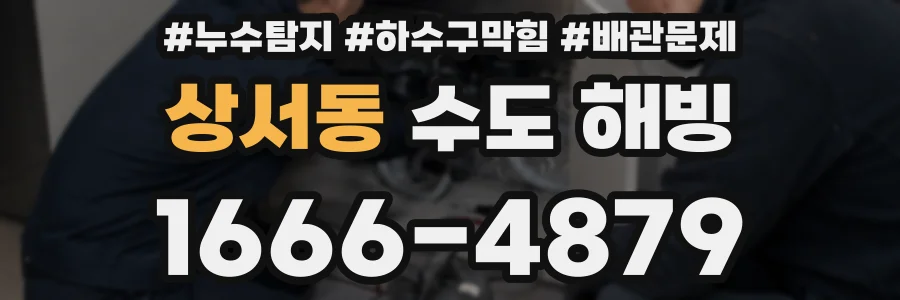상서동 수도 해빙