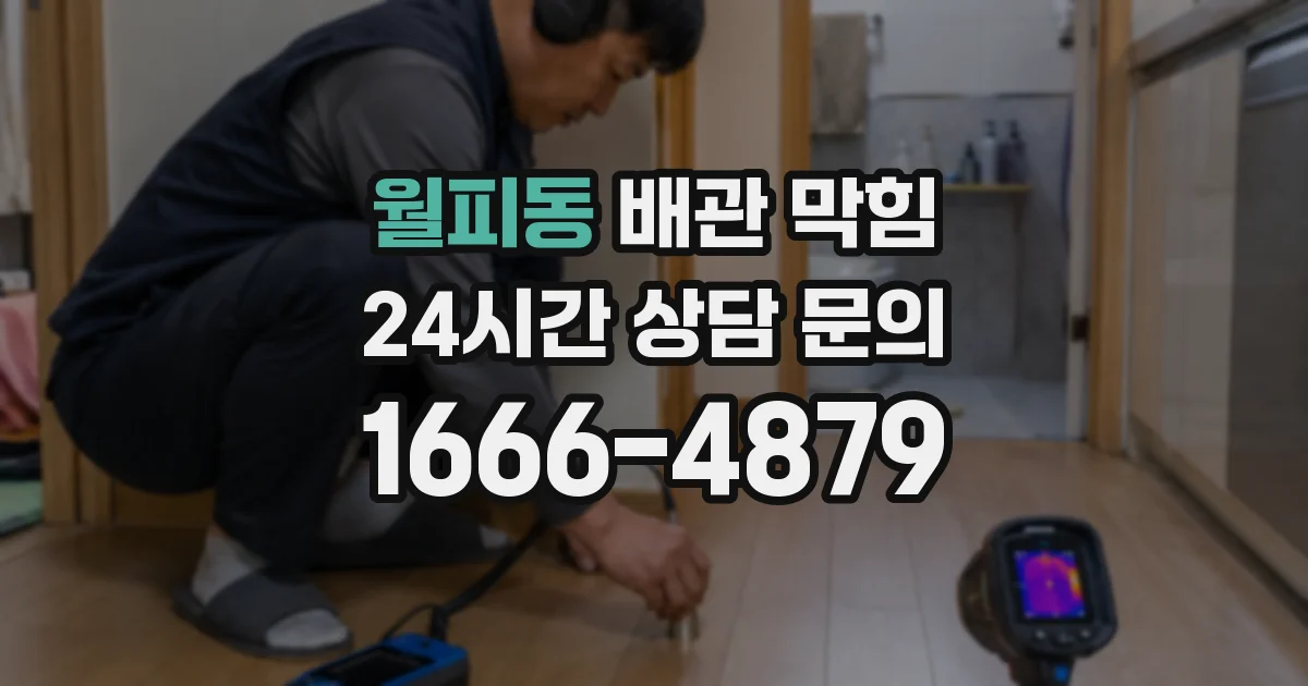 월피동 배관 막힘