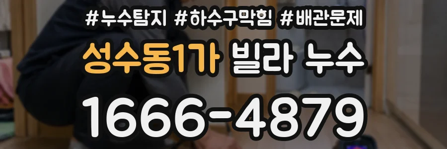 성수동1가 빌라 누수