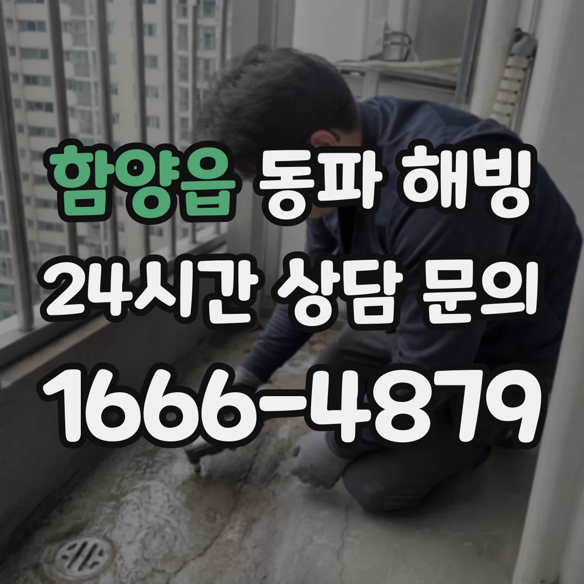 함양읍 동파 해빙