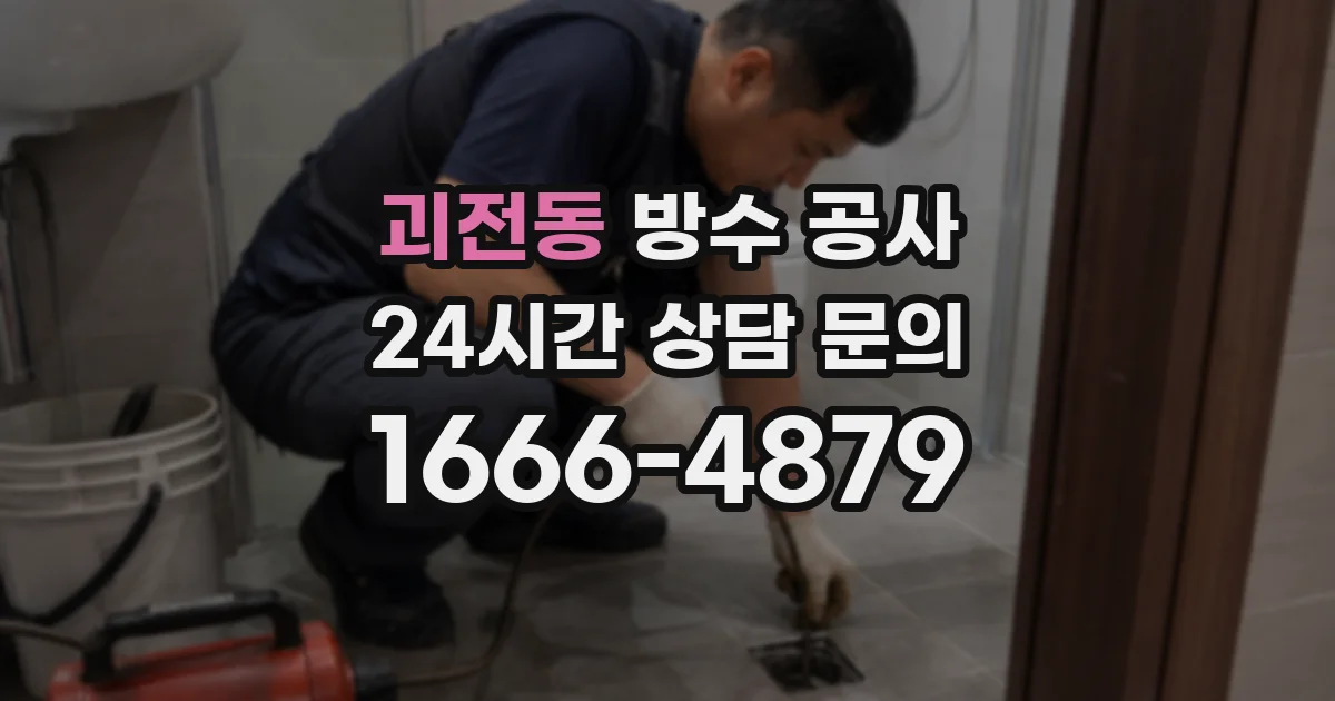 괴전동 방수 공사