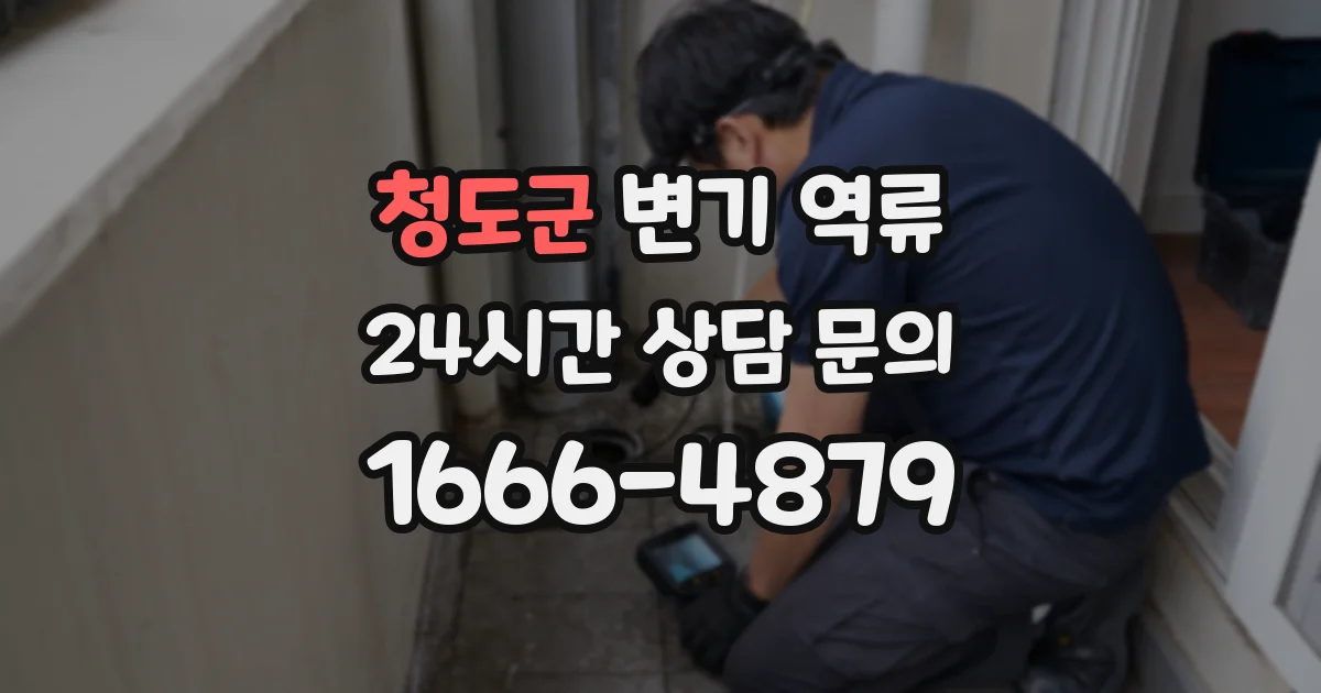 청도군 변기 역류