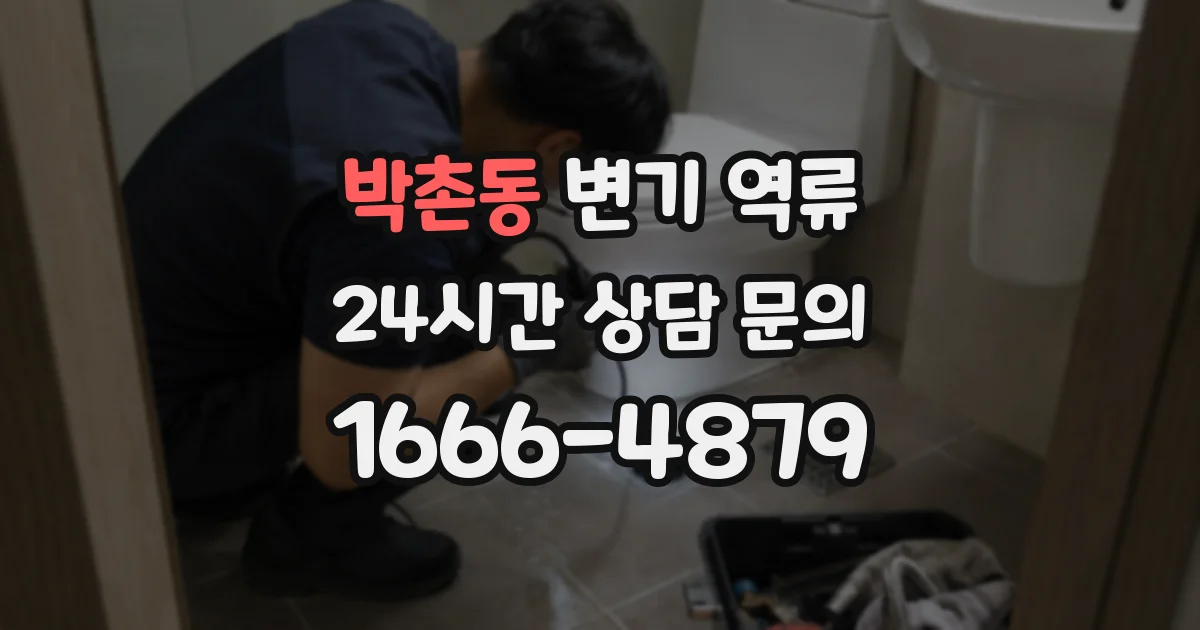 박촌동 변기 역류