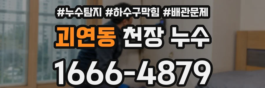 괴연동 천장 누수