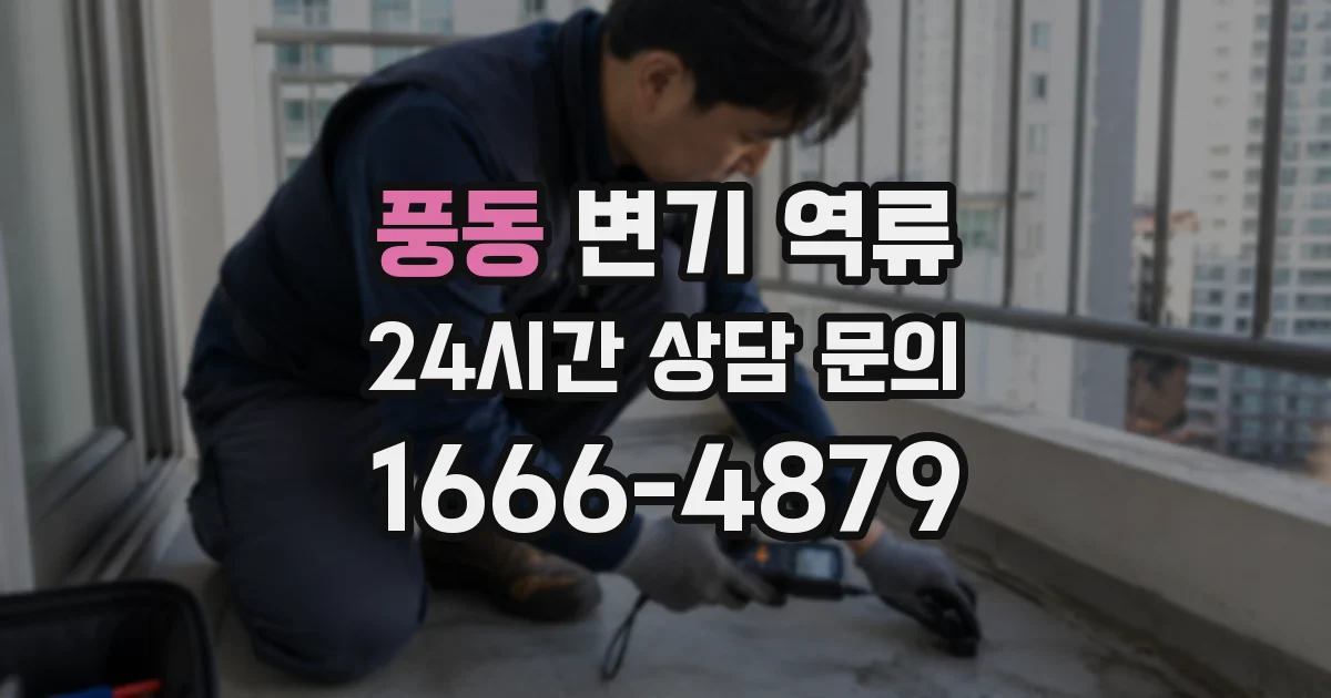 풍동 변기 역류