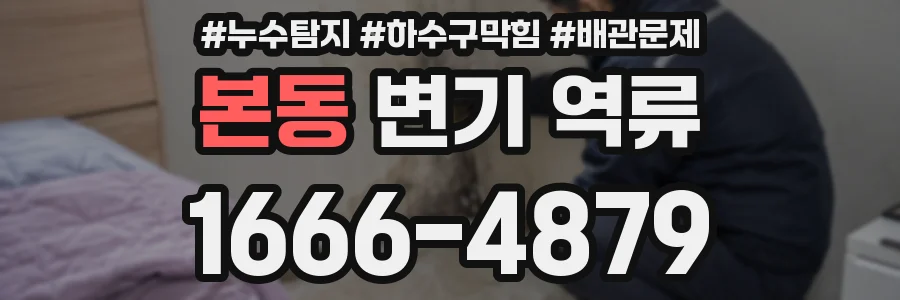 본동 변기 역류