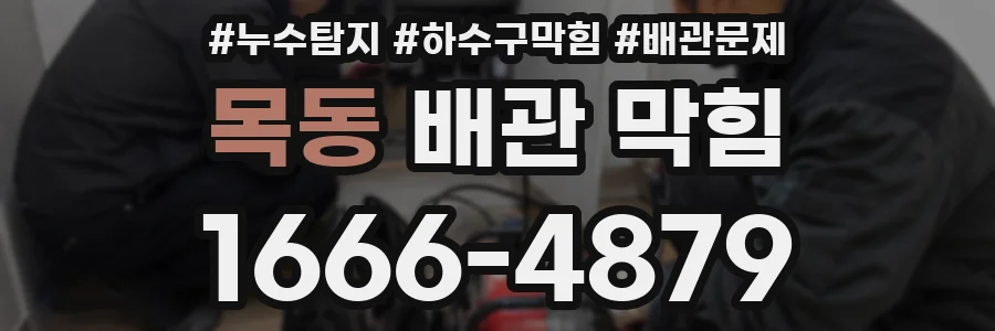 목동 배관 막힘