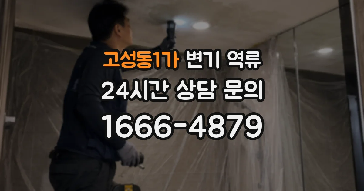 고성동1가 변기 역류