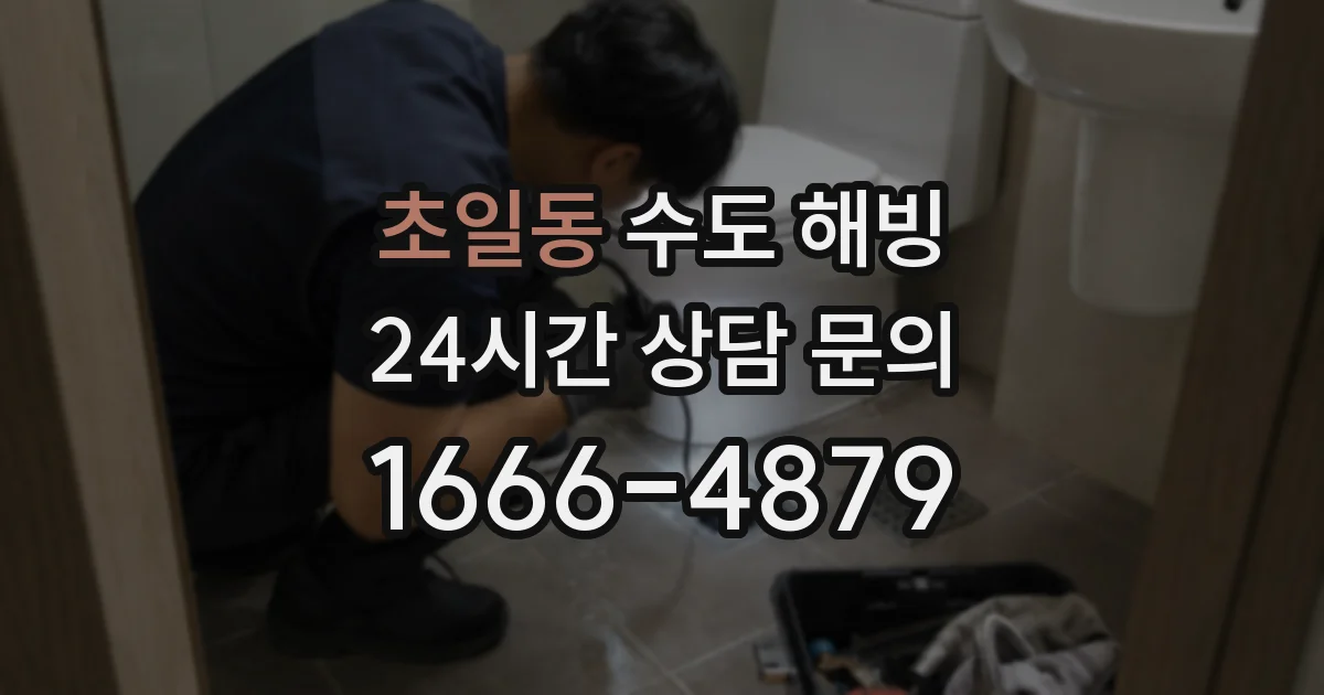 초일동 수도 해빙