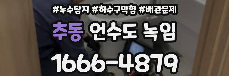추동 언수도 녹임