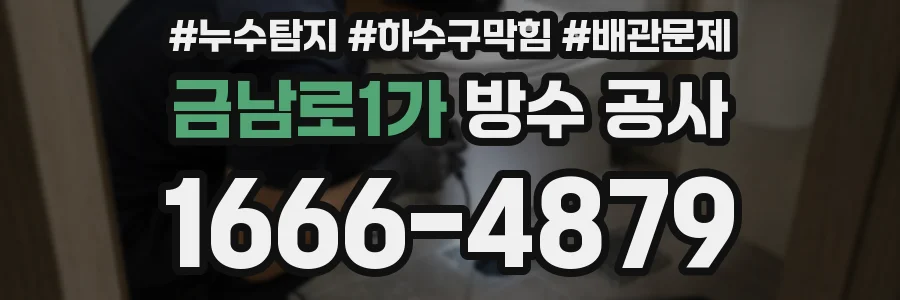 금남로1가 방수 공사