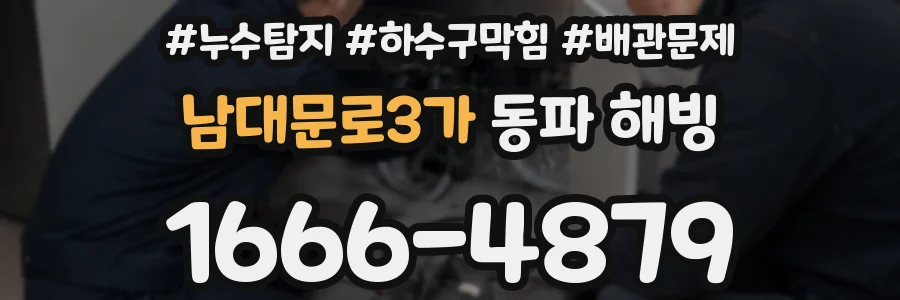 남대문로3가 동파 해빙