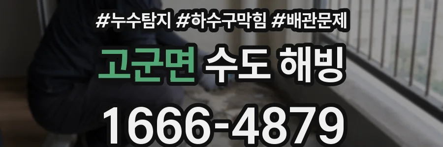 고군면 수도 해빙