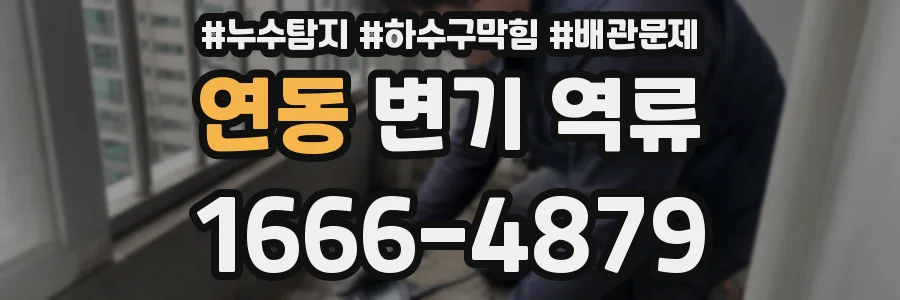 연동 변기 역류