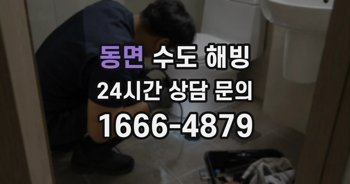 동면 수도 해빙