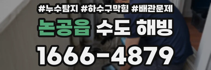 논공읍 수도 해빙