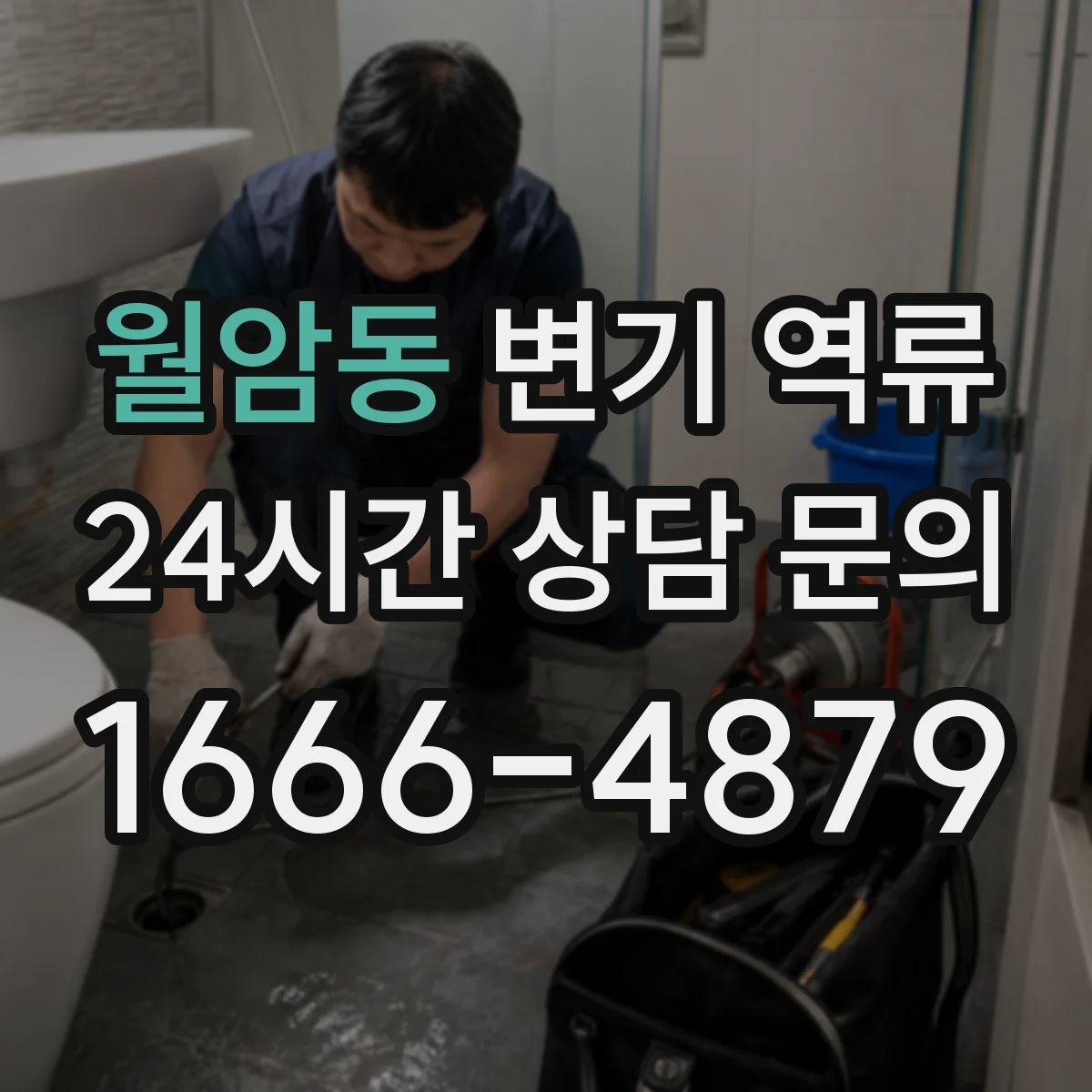월암동 변기 역류