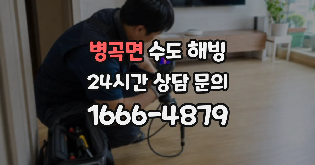병곡면 수도 해빙