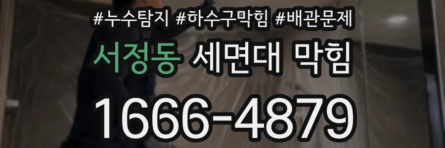 서정동 세면대 막힘
