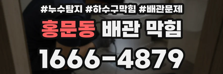 홍문동 배관 막힘