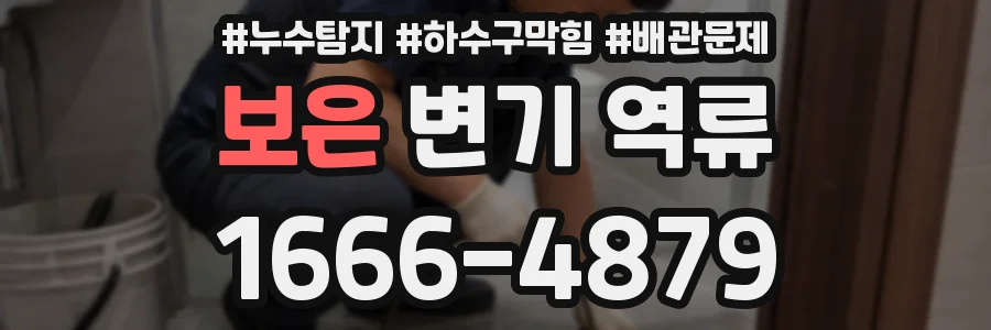보은 변기 역류