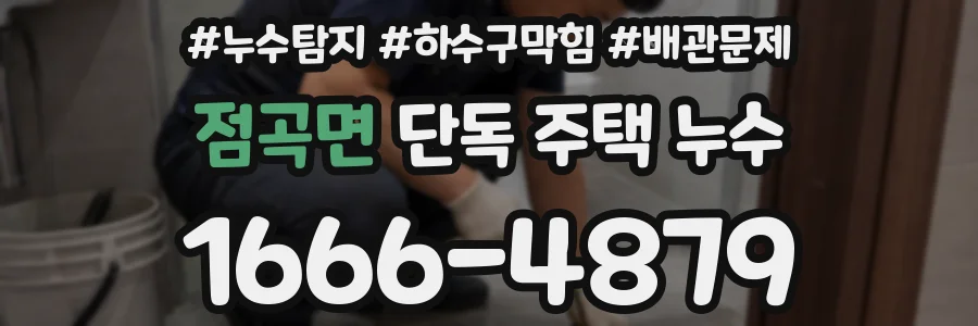 점곡면 단독 주택 누수