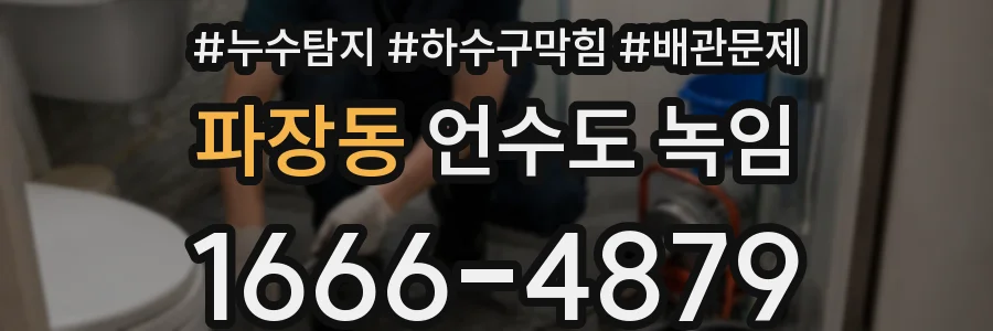파장동 언수도 녹임