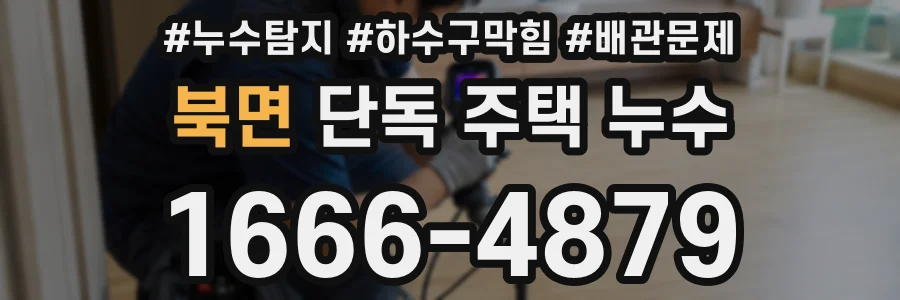 북면 단독 주택 누수