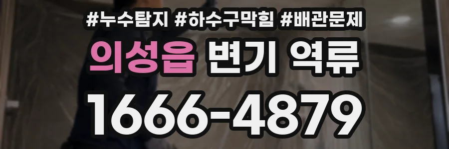 의성읍 변기 역류