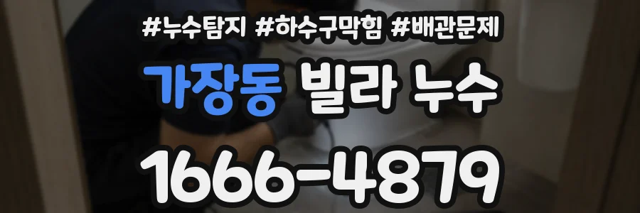 가장동 빌라 누수