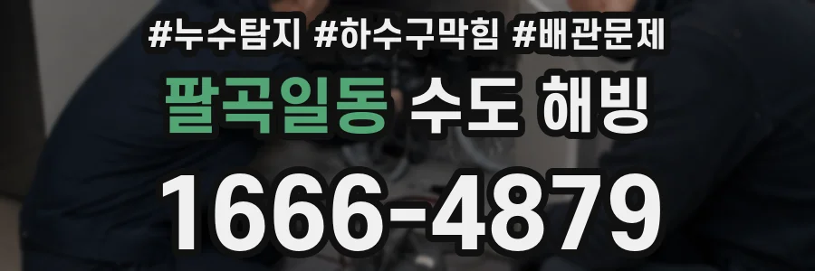 팔곡일동 수도 해빙