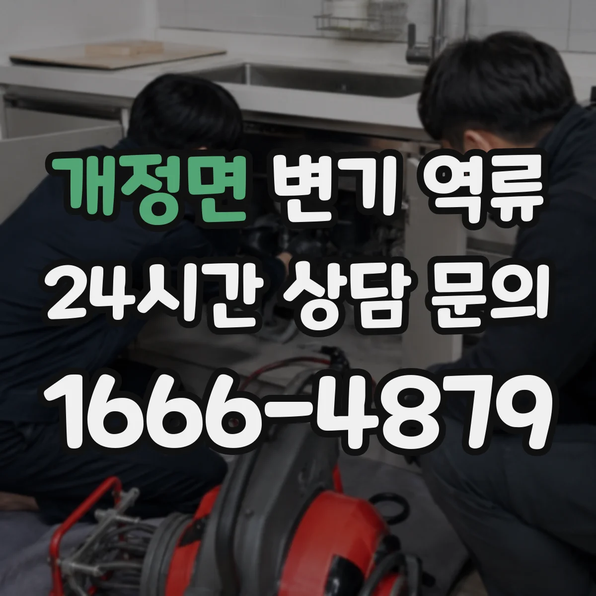 개정면 변기 역류